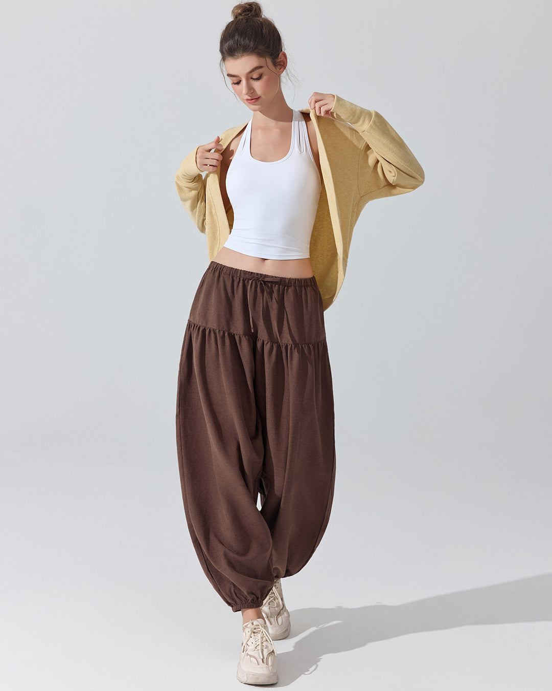 Junia Harem Pants - Brown