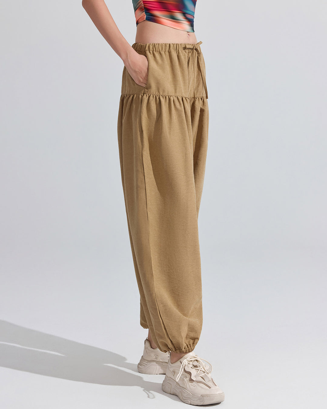 Junia Harem Pants - Khaki