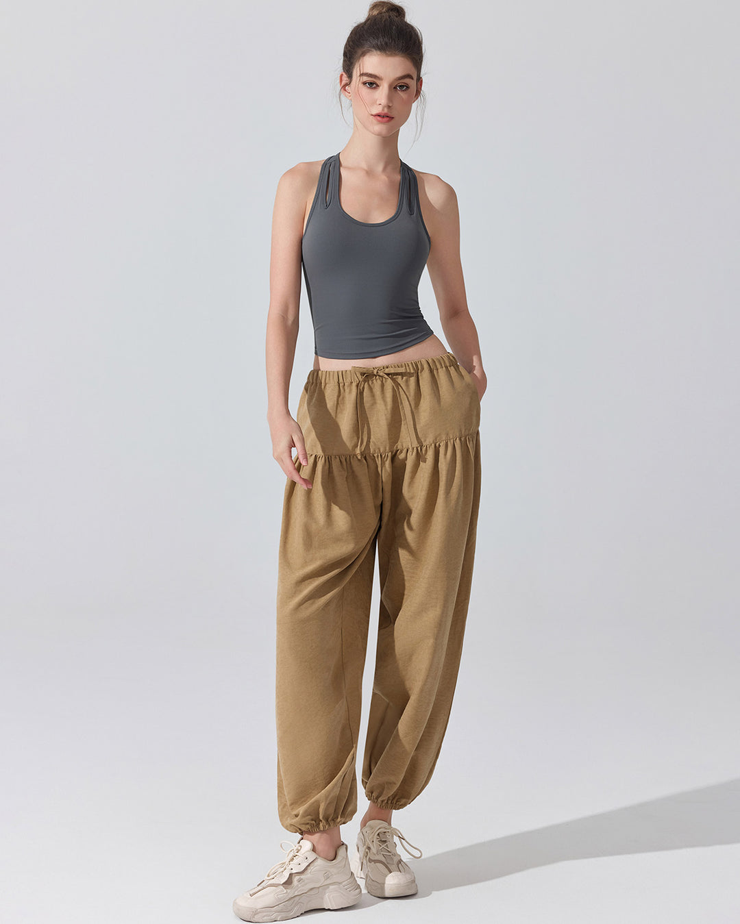 Junia Harem Pants - Khaki