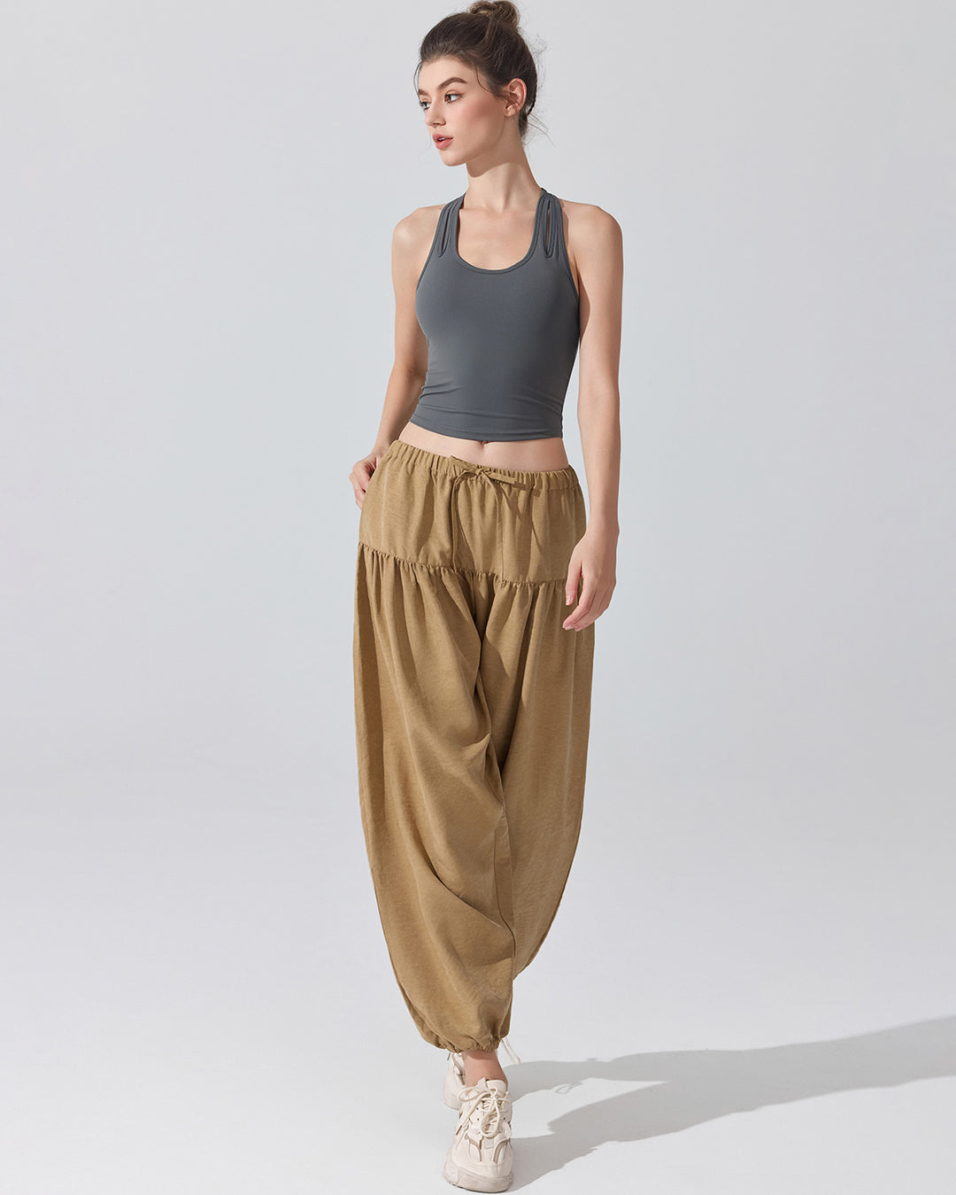 Junia Harem Pants - Khaki