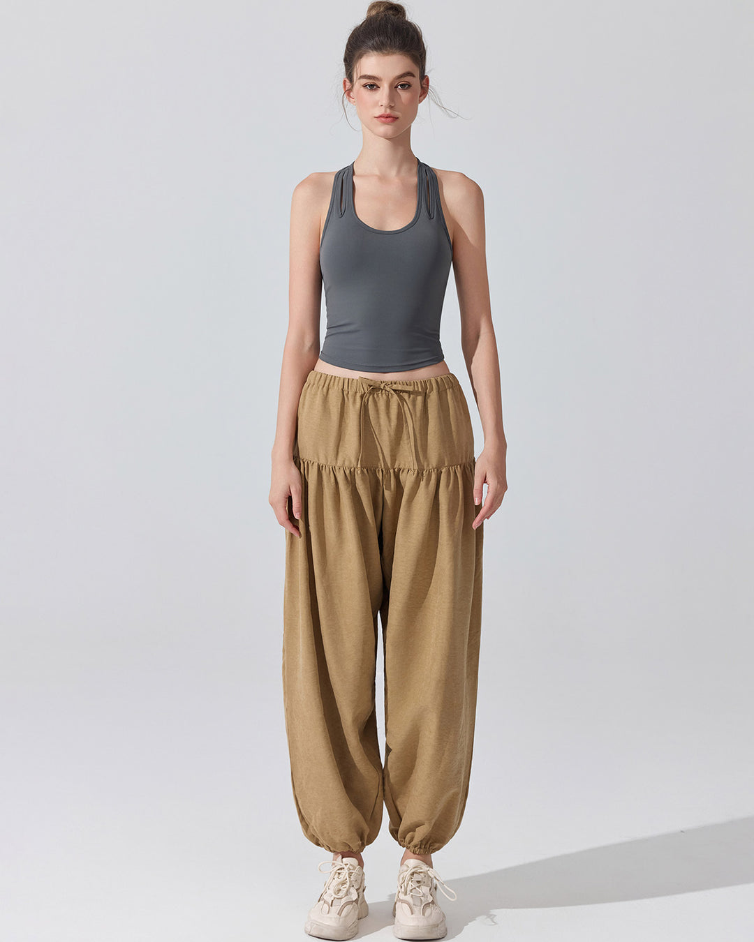 Junia Harem Pants - Khaki