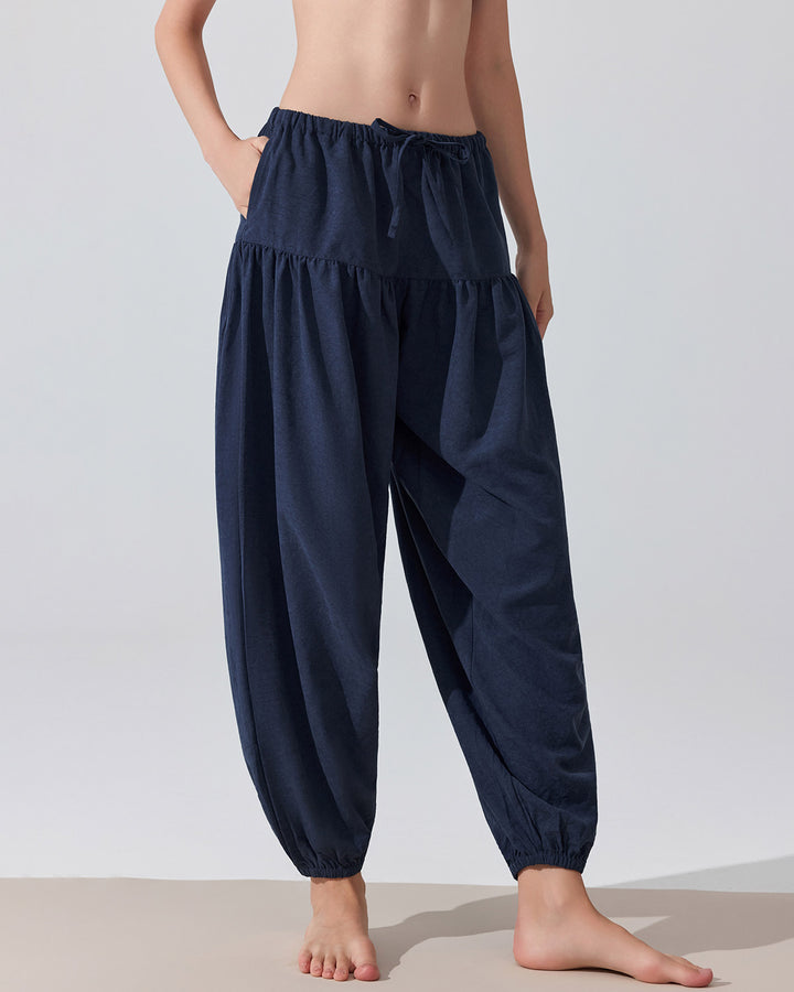 Junia Harem Pants - Navy
