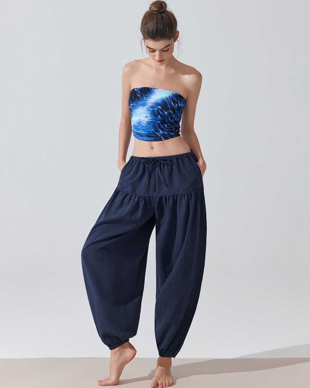 Junia Harem Pants - Navy