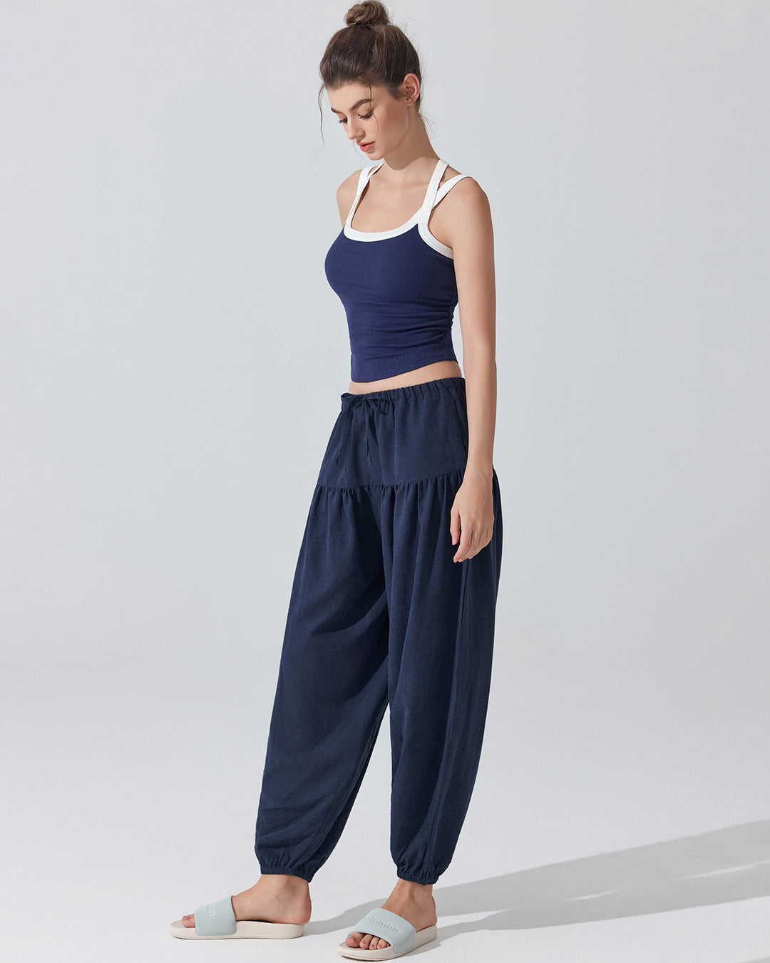 Junia Harem Pants - Navy