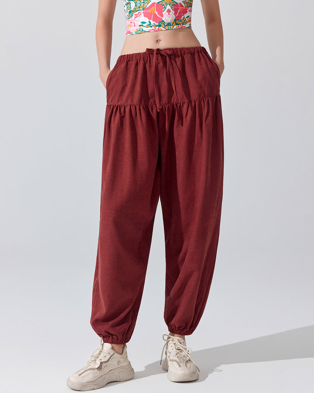 Junia Harem Pants - Red