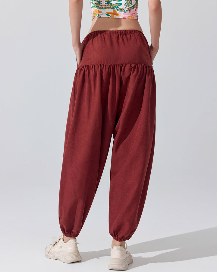 Junia Harem Pants - Red