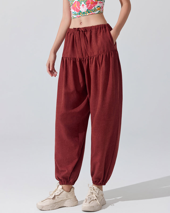 Junia Harem Pants - Red