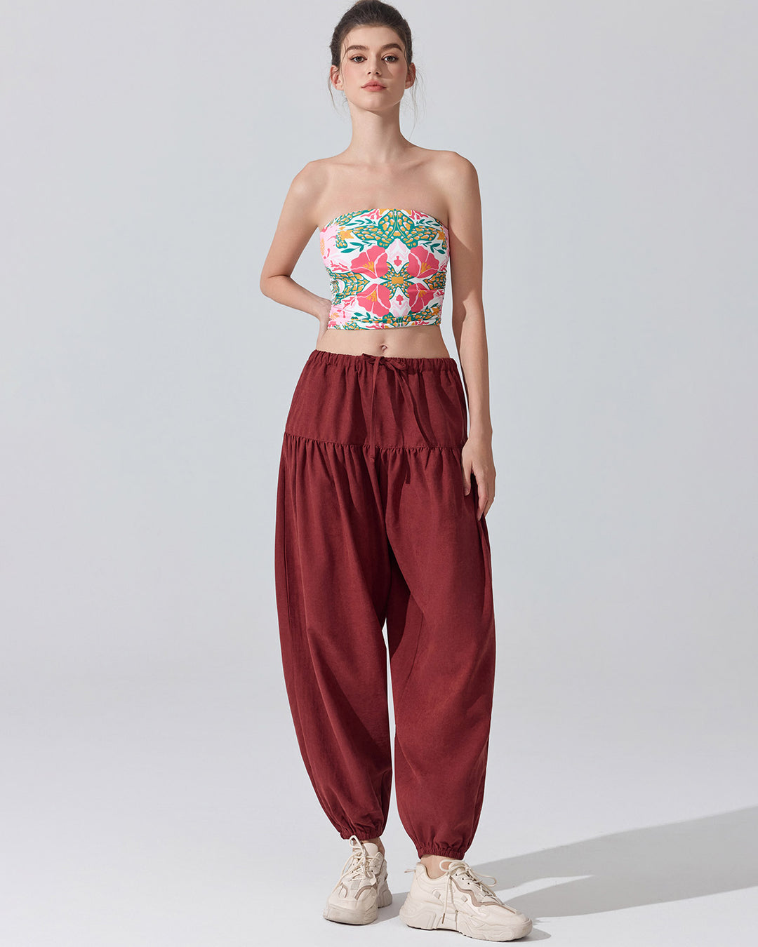 Junia Harem Pants - Red