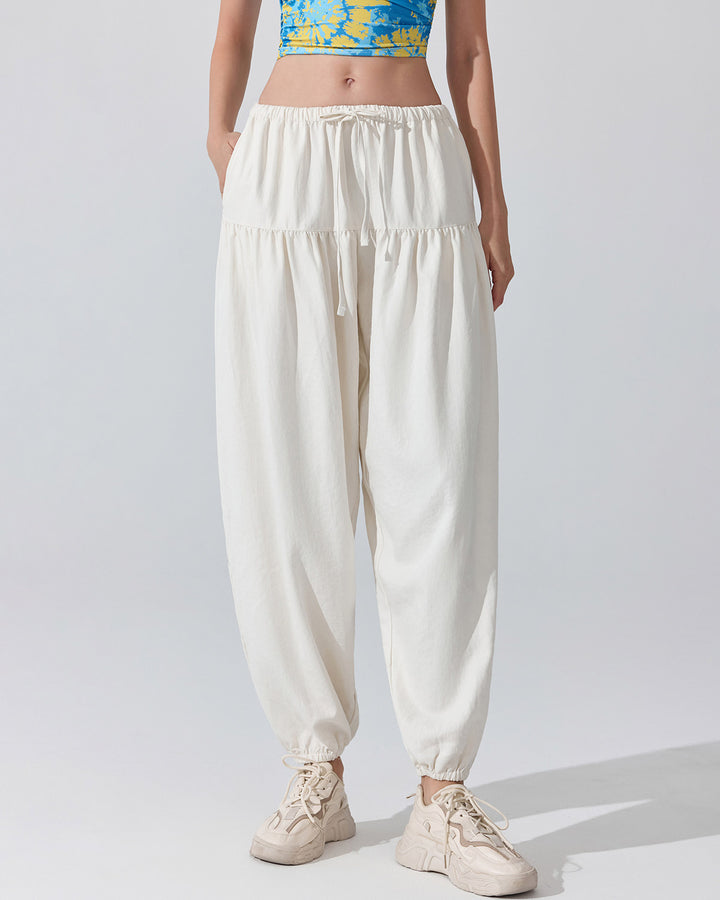 Junia Harem Pants - White