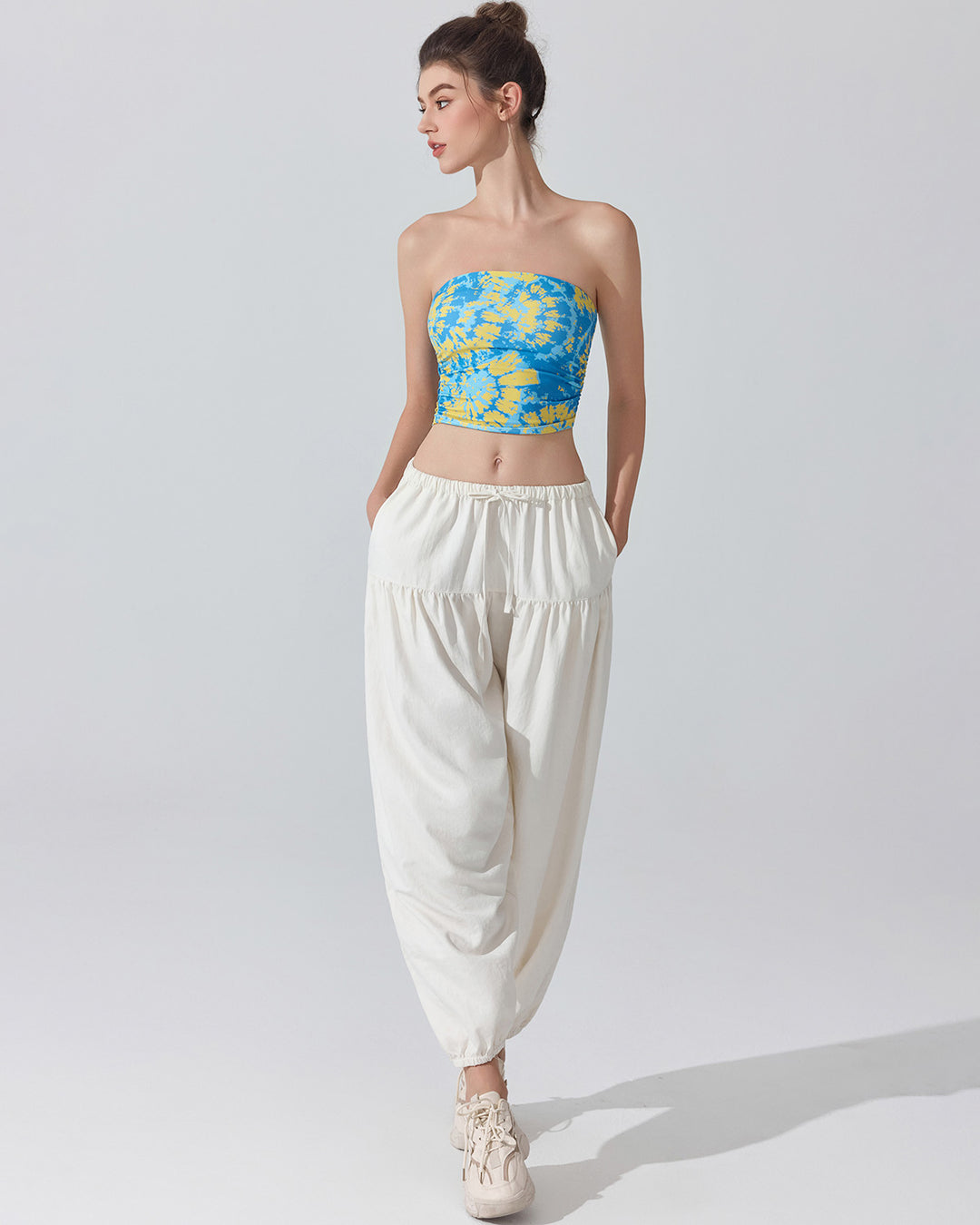 Junia Harem Pants - White