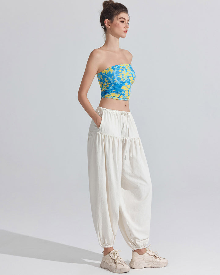 Junia Harem Pants - White