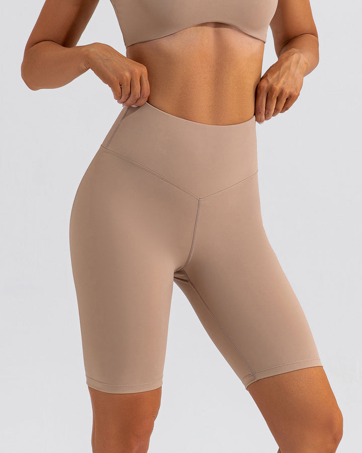Kaia Biker Shorts - Mocha