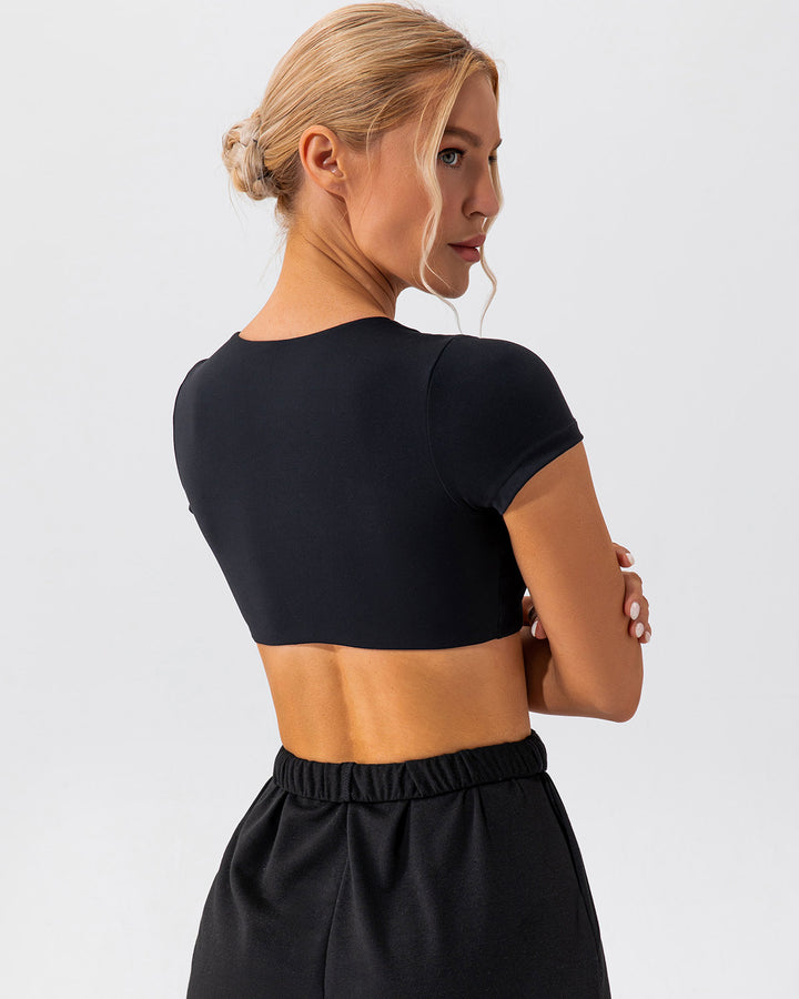 Kaia Crop Top - Black