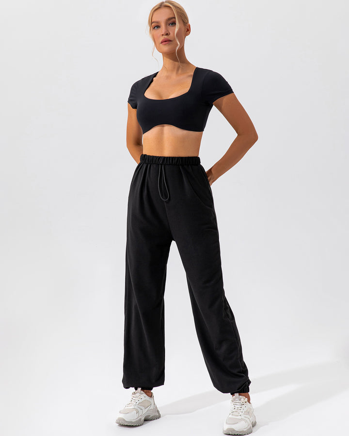 Kaia Crop Top - Black