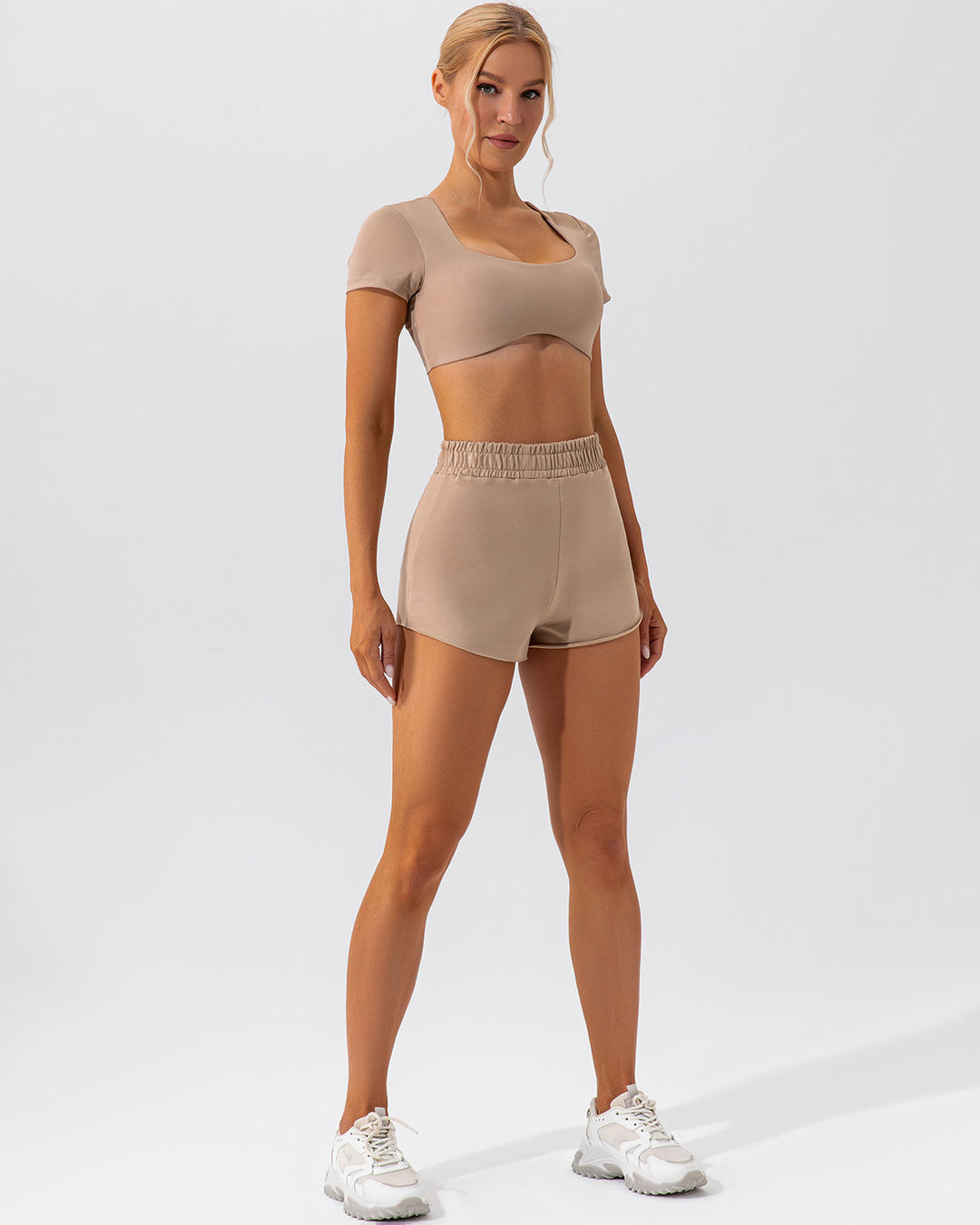 Kaia Crop Top - Mocha