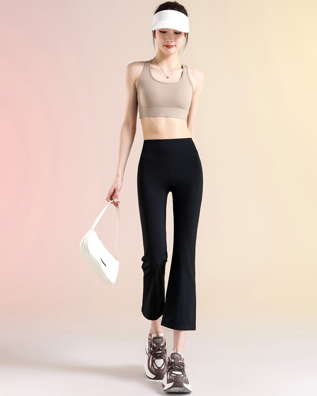 Kallie Flare Capri - Black