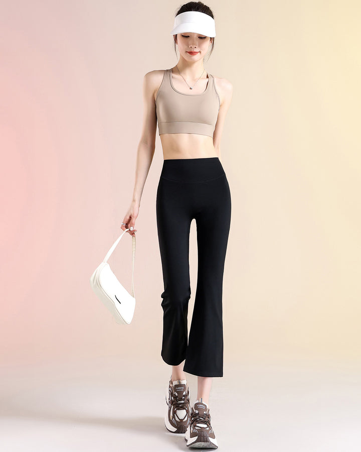 Kallie Flare Capri - Black