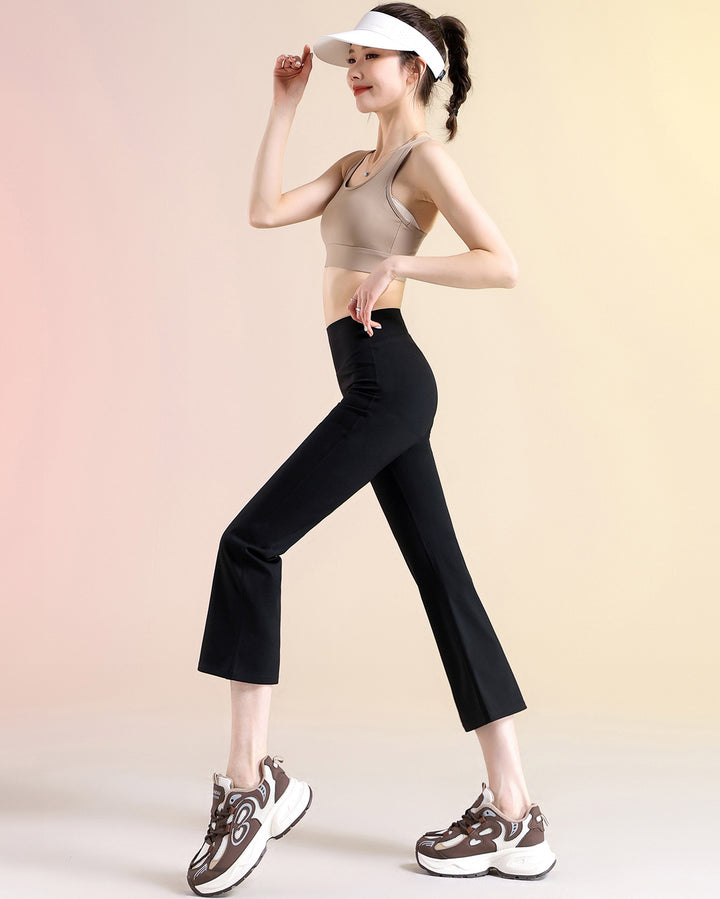 Kallie Flare Capri - Black
