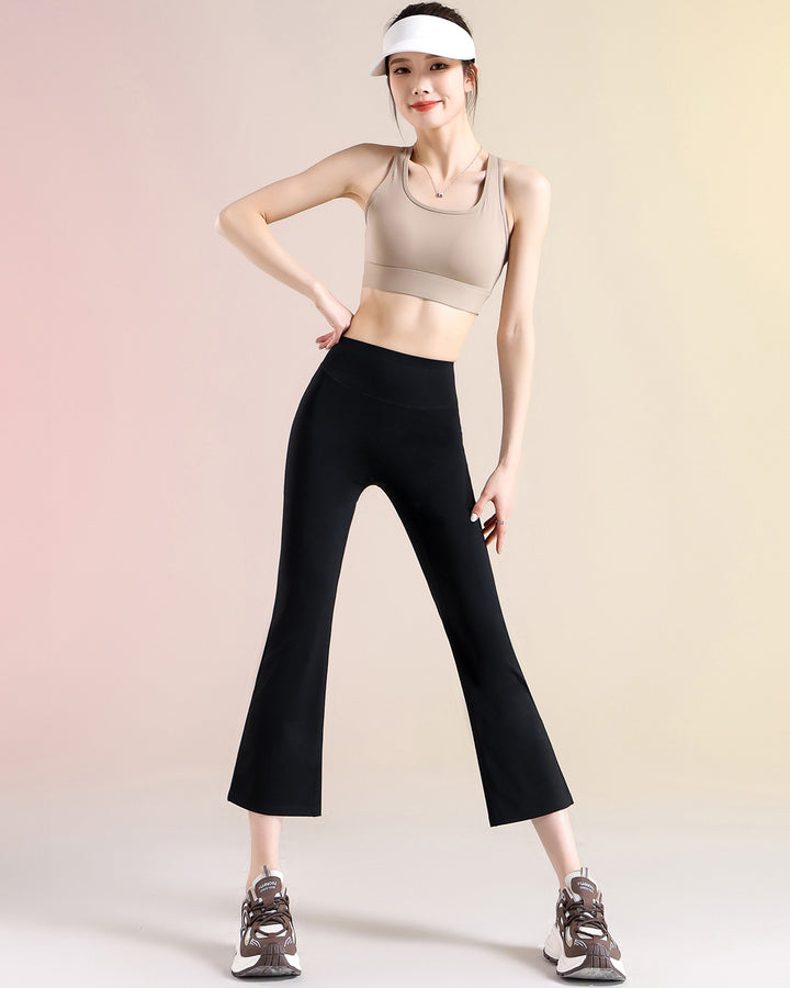 Kallie Flare Capri - Black