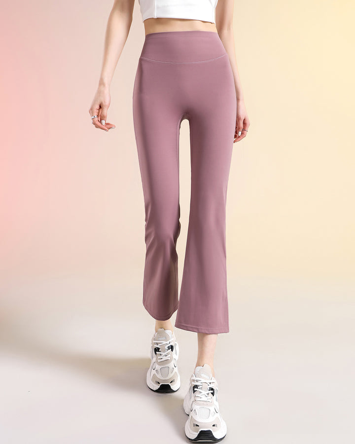 Kallie Flare Capri - Dusty Rose