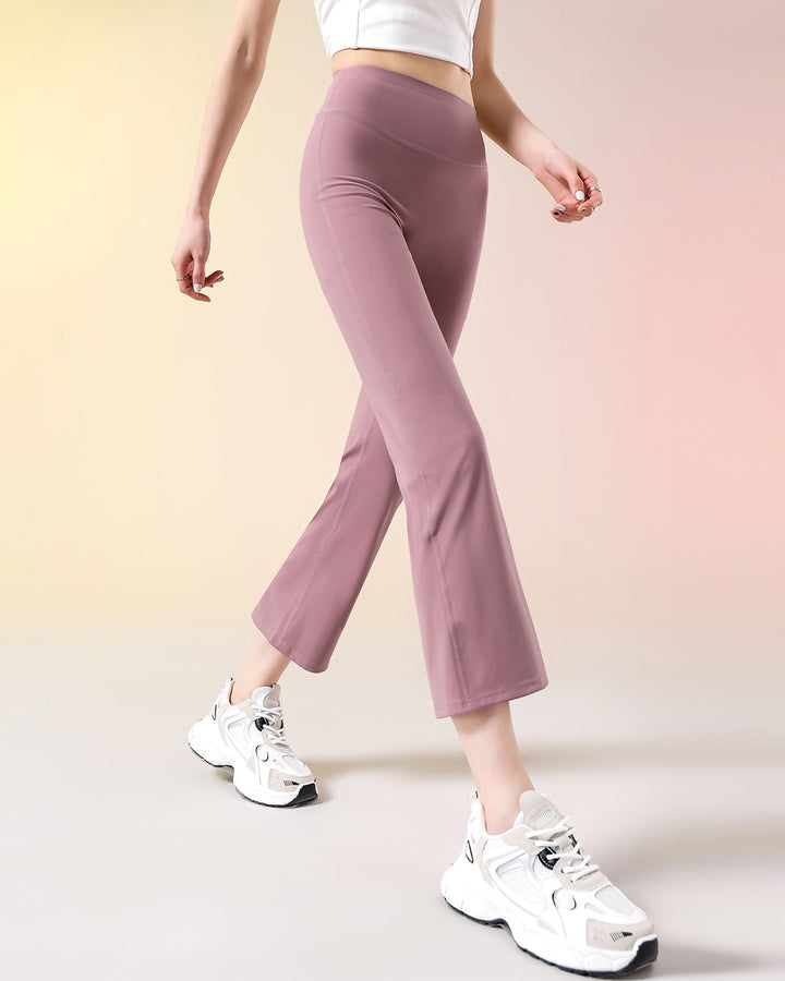 Kallie Flare Capri - Dusty Rose