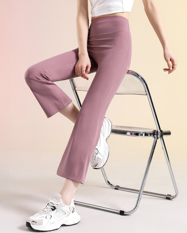 Kallie Flare Capri - Dusty Rose