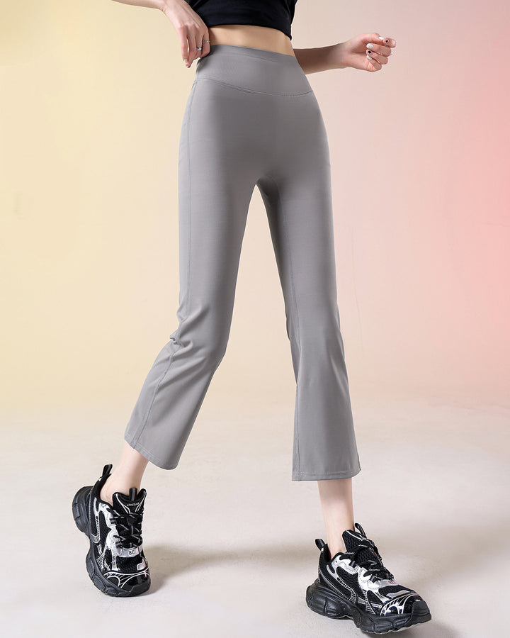 Kallie Flare Capri - Grey