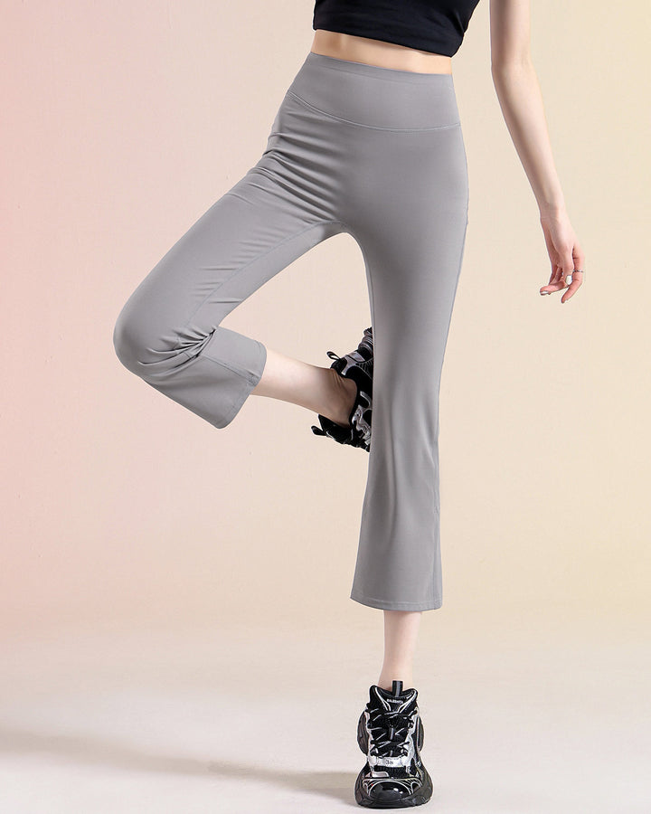 Kallie Flare Capri - Grey