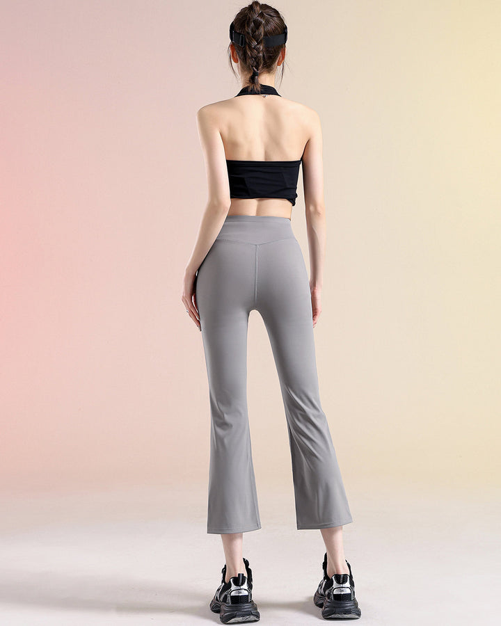 Kallie Flare Capri - Grey