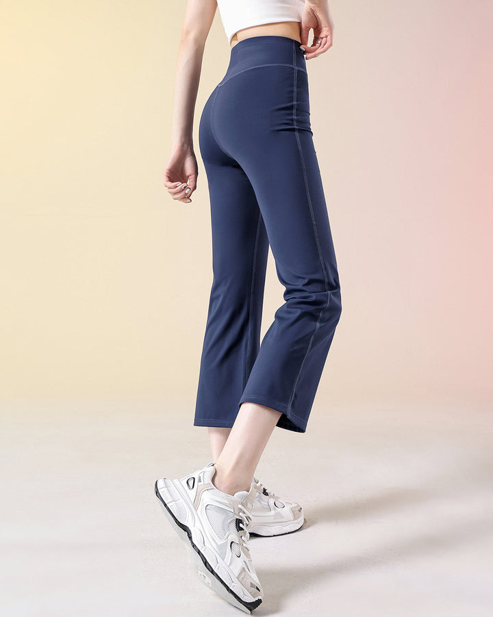 Kallie Flare Capri - Navy Blue