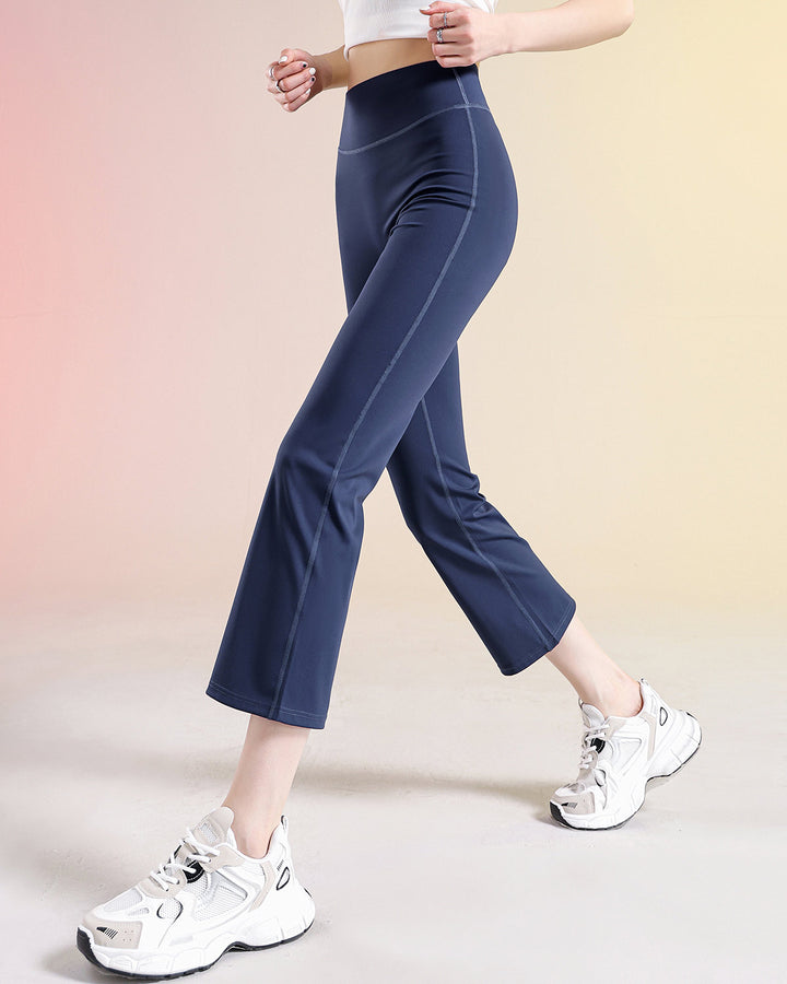 Kallie Flare Capri - Navy Blue