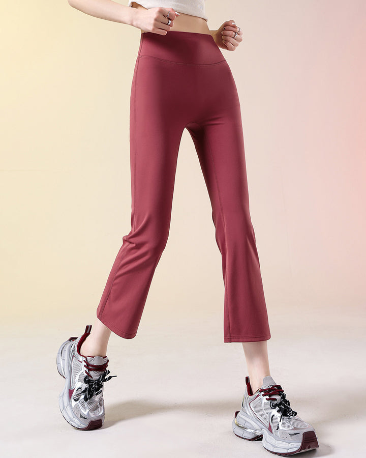 Kallie Flare Capri - Red