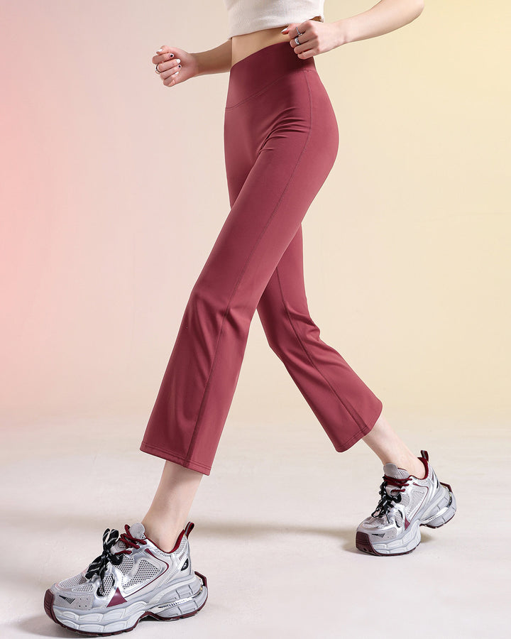 Kallie Flare Capri - Red