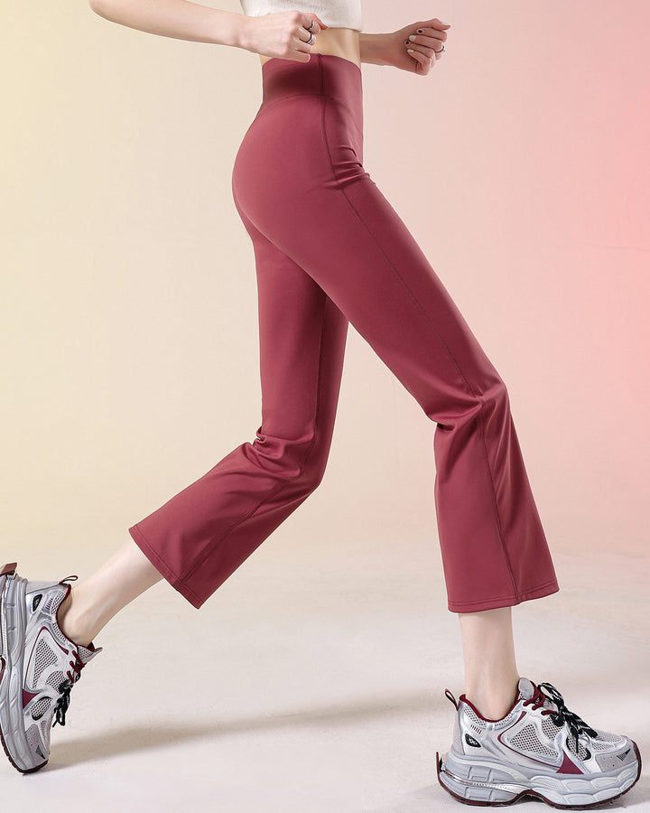Kallie Flare Capri - Red