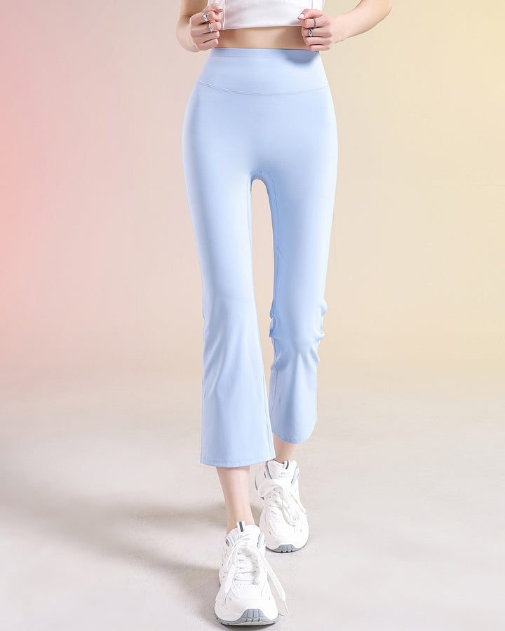 Kallie Flare Capri - Sky Blue