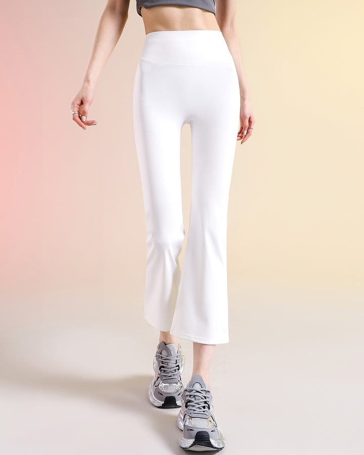 Kallie Flare Capri - White