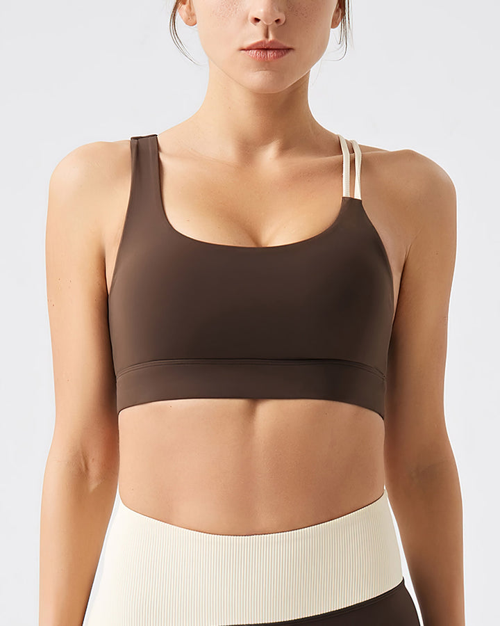 Katarina Sports Bra - Brown
