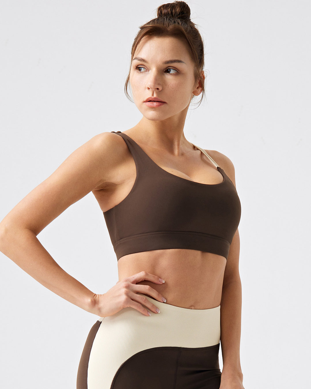 Katarina Sports Bra - Brown