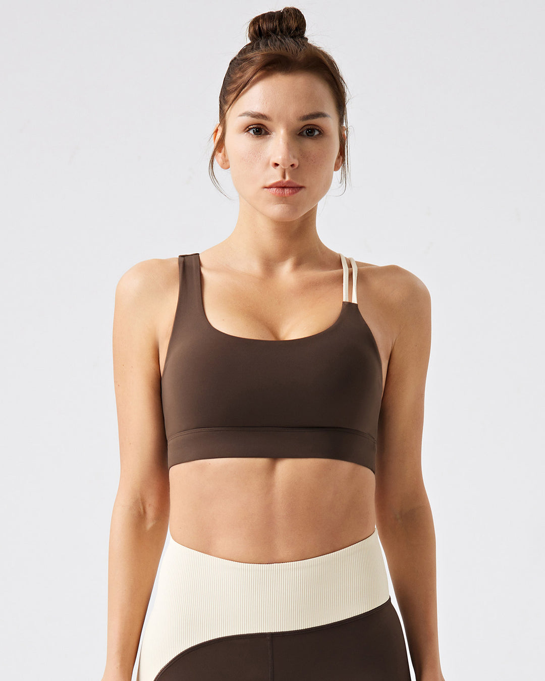 Katarina Sports Bra - Brown