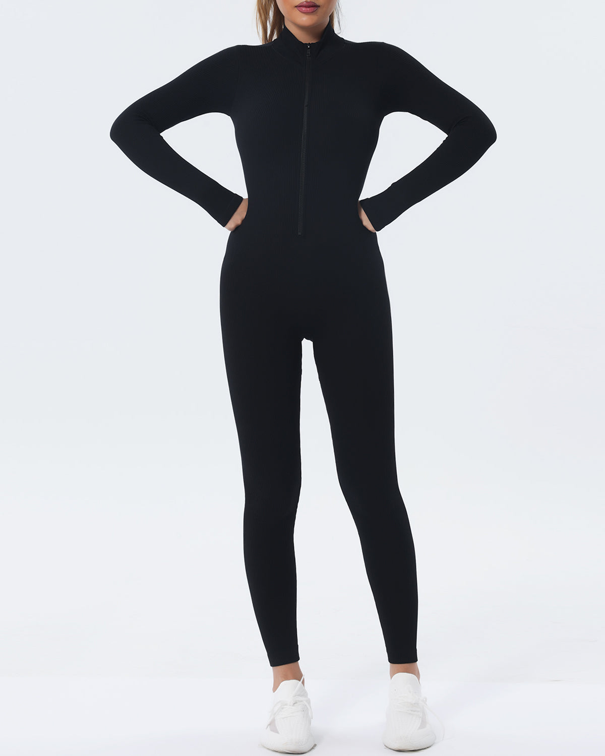 Kendra Seamless Jumpsuit - Black