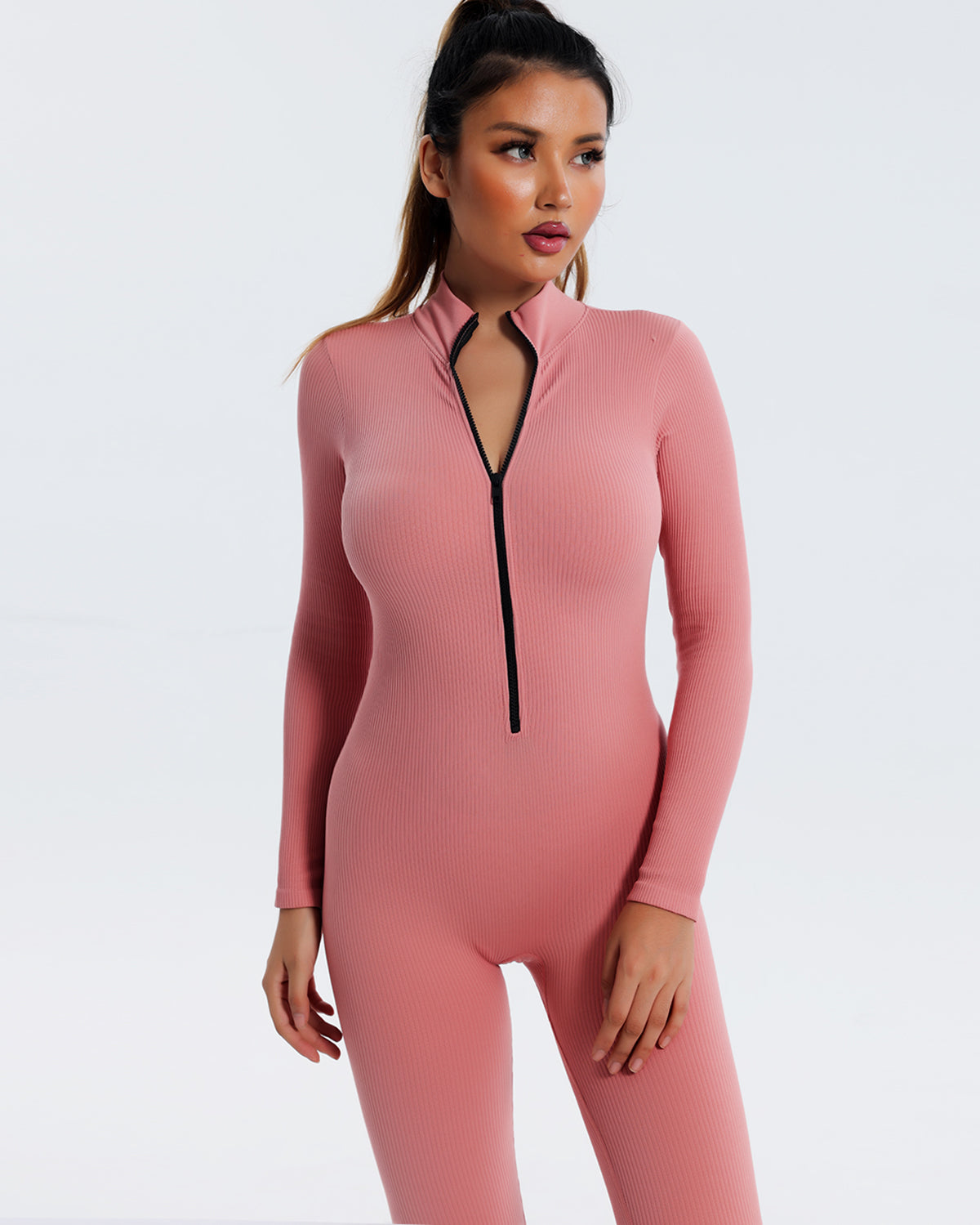 Kendra Seamless Jumpsuit - Pink