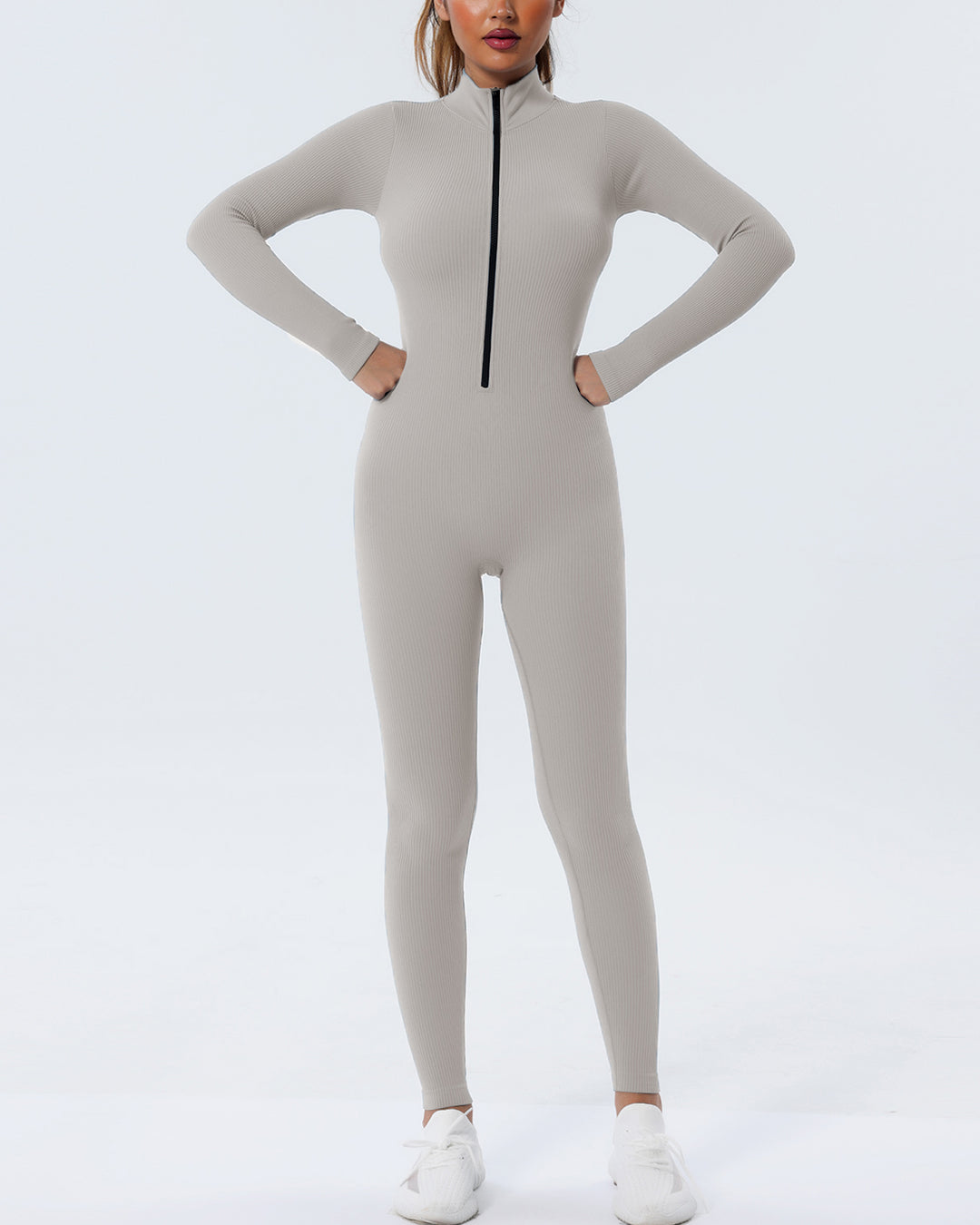 Kendra Seamless Jumpsuit - Grey