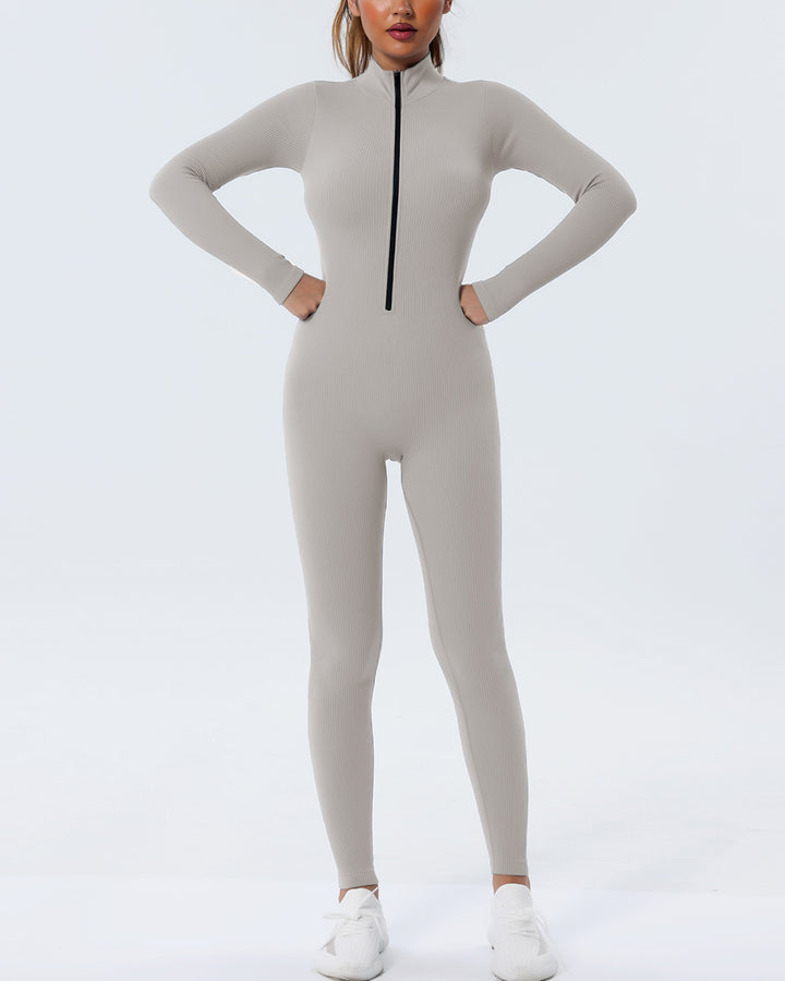 Kendra Seamless Jumpsuit - Grey