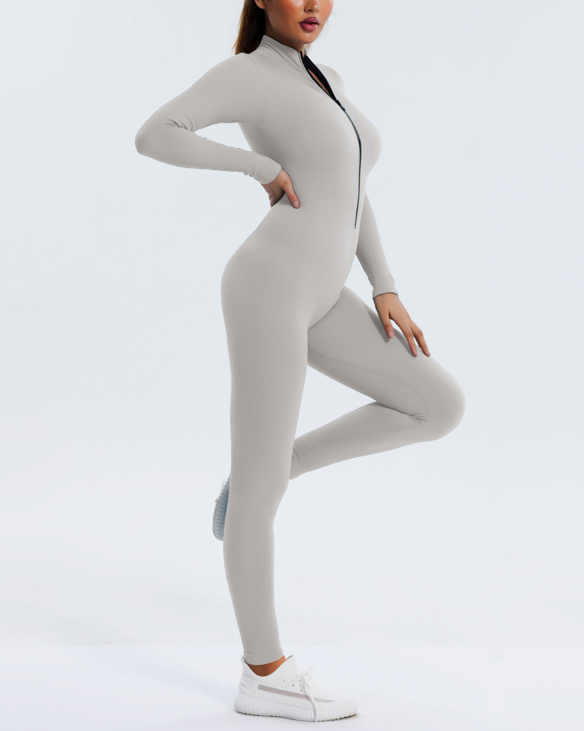 Kendra Seamless Jumpsuit - Grey