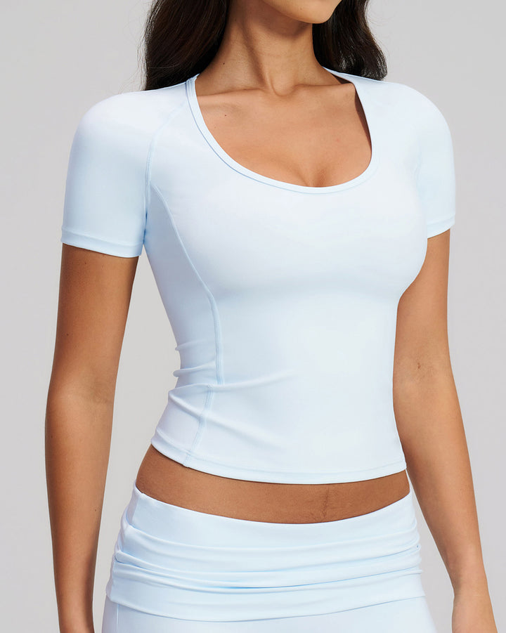 Kenza Active Top - Baby Blue