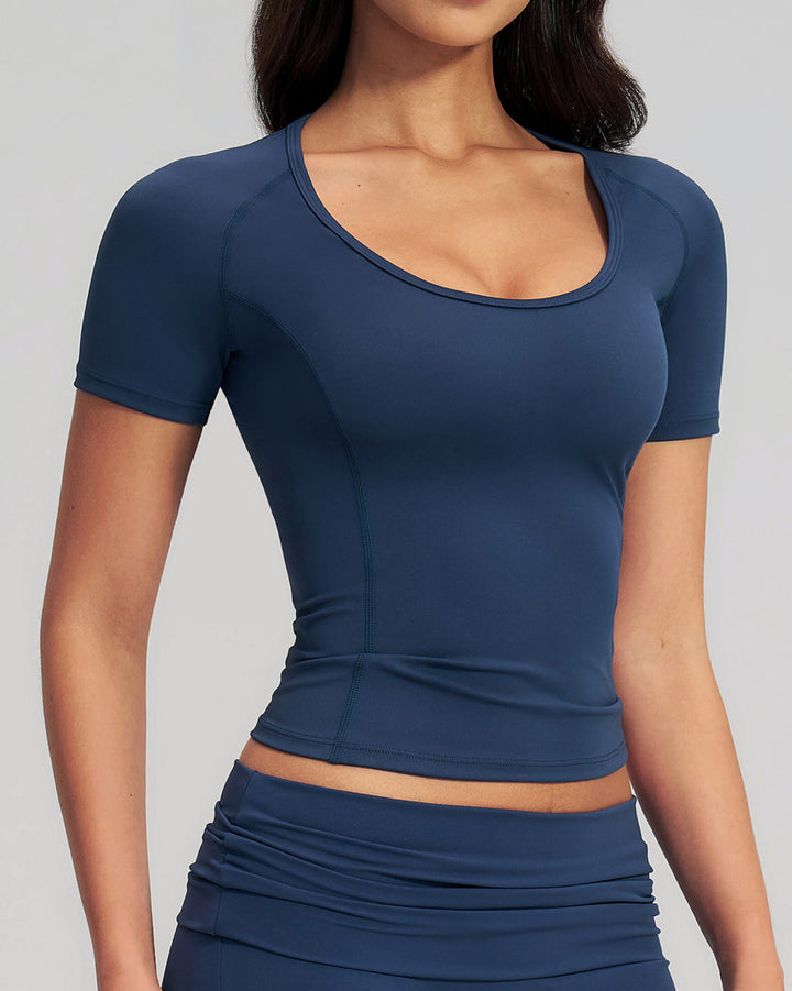 Kenza Active Top - Navy