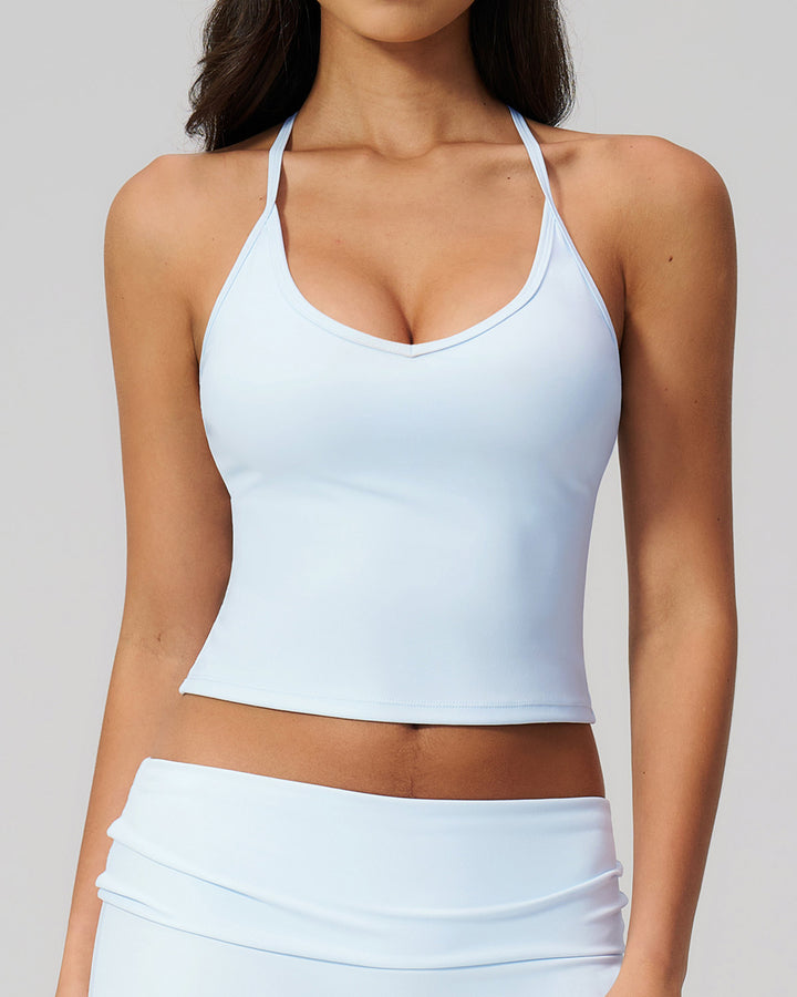Kenza Crop Top - Baby Blue