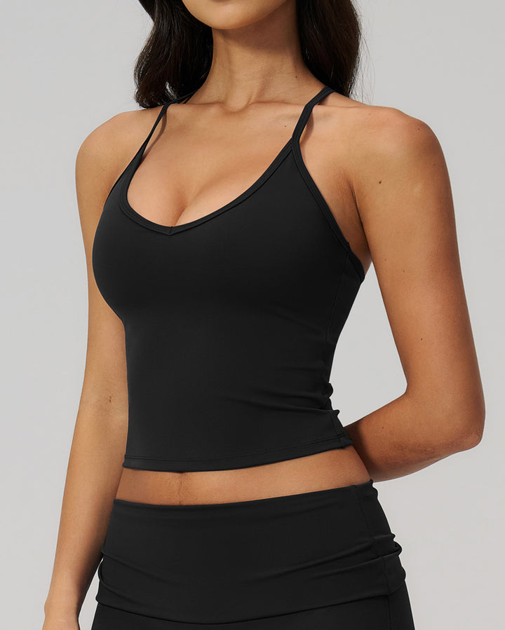 Kenza Crop Top - Black