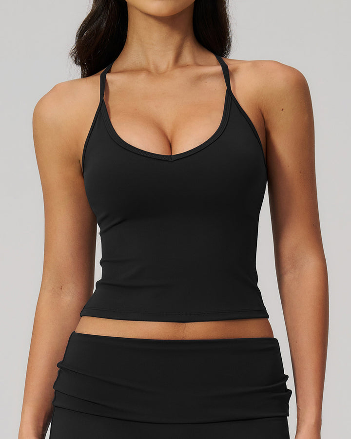 Kenza Crop Top - Black