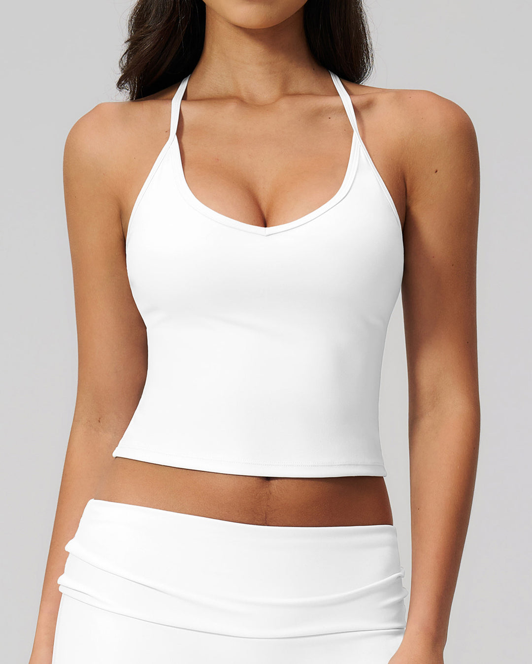 Kenza Crop Top - White